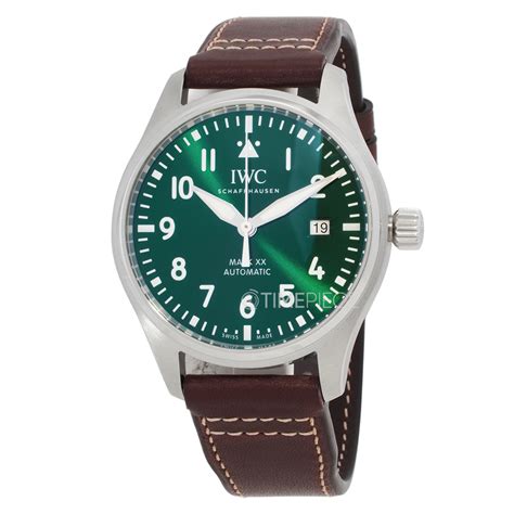 Pilot's Mark XX Automatic Green Dial Steel Men's Watch 